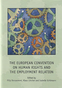 Cover of The European Convention on Human Rights and the Employment Relation