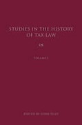 Cover of Studies in the History of Tax Law: Volume 6