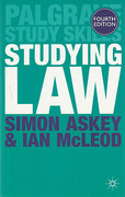 Cover of Studying Law