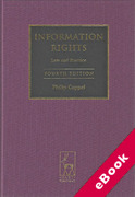 Cover of Information Rights: Law and Practice (eBook)