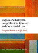 Cover of English and European Perspectives on Contract and Commercial Law: Essays in Honour of Hugh Beale