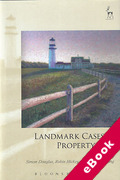 Cover of Landmark Cases in Property Law (eBook)