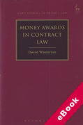 Cover of Money Awards in Contract Law (eBook)