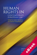 Cover of Human Rights in Contemporary European Law Volume 6 (eBook)