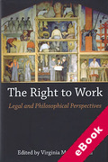 Cover of The Right to Work: Legal and Philosophical Perspectives (eBook)