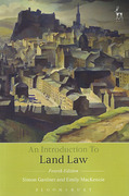 Cover of An Introduction to Land Law