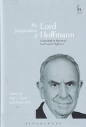 Cover of The Jurisprudence of Lord Hoffmann: A Festschrift in Honour of Lord Leonard Hoffman