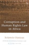 Cover of Corruption and Human Rights Law in Africa