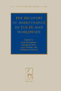 Cover of Recovery of Maintenance in the EU and Worldwide