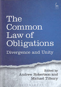 Cover of The Common Law of Obligations: Divergence and Unity