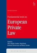 Cover of Fundamental Texts on European Private Law