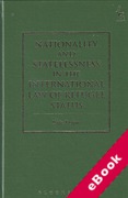 Cover of Nationality and Statelessness in the International Law of Refugee Status (eBook)