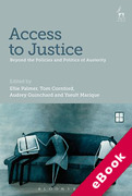 Cover of Access to Justice: Beyond the Policies and Politics of Austerity (eBook)