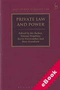 Cover of Private Law and Power (eBook)