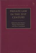 Cover of Private Law in the 21st Century