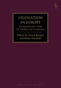 Cover of Legislation in Europe: A Comprehensive Guide for Scholars and Practitioners