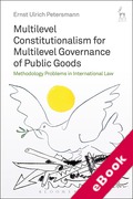 Cover of Multilevel Constitutionalism for Multilevel Governance of Public Goods: Methodology Problems in International Law (eBook)