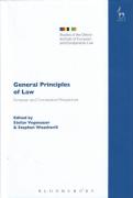 Cover of General Principles of Law: European and Comparative Perspectives