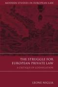 Cover of The Struggle for European Private Law: A Critique of Codification