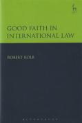 Cover of Good Faith in International Law