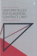 Cover of Uniform Rules for European Contract Law? A Critical Assessment