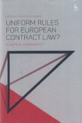 Cover of Uniform Rules for European Contract Law? A Critical Assessment (eBook)