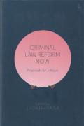 Cover of Criminal Law Reform Now: Proposals and Critique
