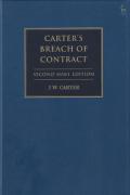 Cover of Carter's Breach of Contract