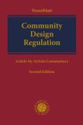 Cover of Community Design Regulation: Article by Article Commentary