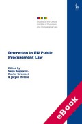 Cover of Discretion in EU Public Procurement Law (eBook)