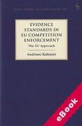 Cover of Evidence Standards in EU Competition Enforcement: The EU Approach (eBook)