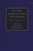Cover of Secured Transactions Law Reform: Principles, Policies and Practice