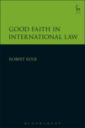Cover of Good Faith in International Law
