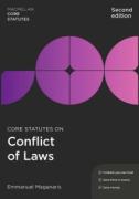 Cover of Core Statutes on Conflict of Laws