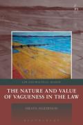 Cover of The Nature and Value of Vagueness in the Law (eBook)