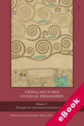 Cover of Vienna Lectures on Legal Philosophy, Volume 2: Normativism and Anti-normativism in Law (eBook)