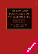 Cover of The Law and Economics of Article 102 TFEU (eBook)