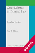 Cover of Great Debates in Criminal Law (eBook)