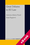 Cover of Great Debates in EU Law (eBook)