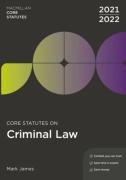 Cover of Core Statutes on Criminal Law 2021-22