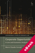 Cover of Corporate Opportunities: A Law and Economics Analysis (eBook)