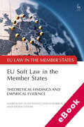 Cover of EU Soft Law in the Member States: Theoretical Findings and Empirical Evidence (eBook)