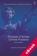 Cover of Principles of German Criminal Procedure (eBook)