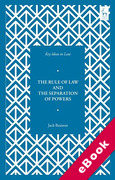 Cover of The Rule of Law and the Separation of Powers (eBook)