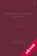Cover of Studies in the History of Tax Law: Volume 10 (eBook)