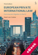 Cover of European Private International Law: Commercial Litigation in the EU (eBook)
