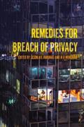 Cover of Remedies for Breach of Privacy
