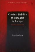 Cover of Criminal Liability of Managers in Europe: Punishing Excessive Risk