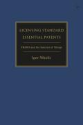 Cover of Licensing Standard Essential Patents: FRAND and the Internet of Things