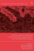 Cover of Critical Reflections on Constitutional Democracy in the European Union